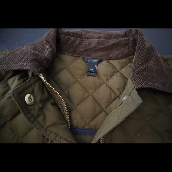 JCREW Quilted Barn Jacket (Green) - Picture 2 of 3